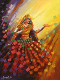 Bandah Ali, 18 x 24 Inch, Acrylic on Canvas, Figurative-Painting, AC-BNA-030